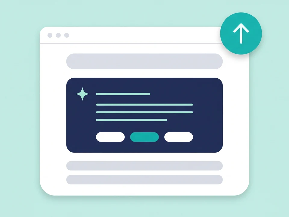 A search page with an AI overview panel above the results